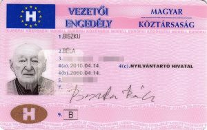 Hungarian drivers license B for sale online in Budapest