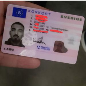 Buy Swedish drivers license category B without test 2023