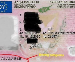 Buy Cypriot drivers license for EU