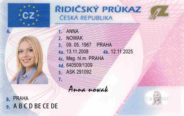 Get Your Czech Driving License Card Online with Asap Legal Documents