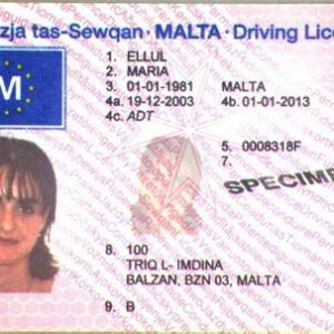 Buy Maltese Drivers License Online Near Me