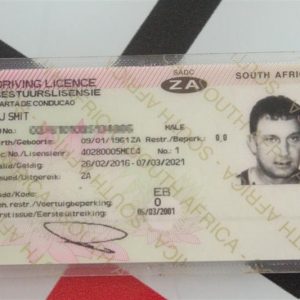 Buy South African Drivers License Online