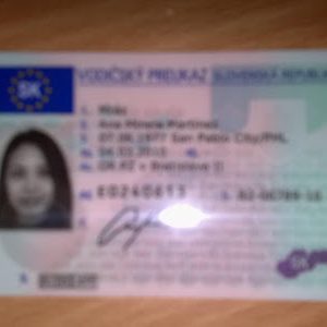 Official Slovakian drivers license for sale online