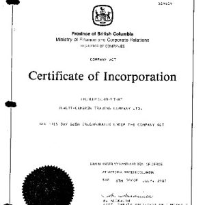 Buy Certificate of Incorporation Online | Reliable Incorporation Certificate Providers Online