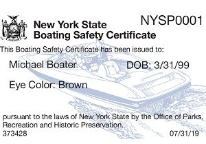 Buy NY Boating Safety Certificate Online | New York boating license for sale online