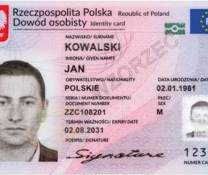 Buy legal Polish ID online