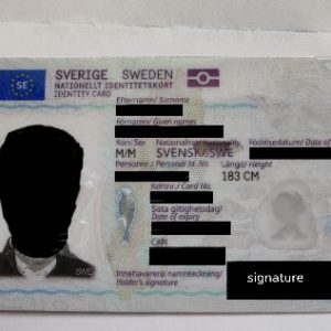 Swedish ID card for sale Online