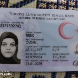 Buy fake Turkish ID card